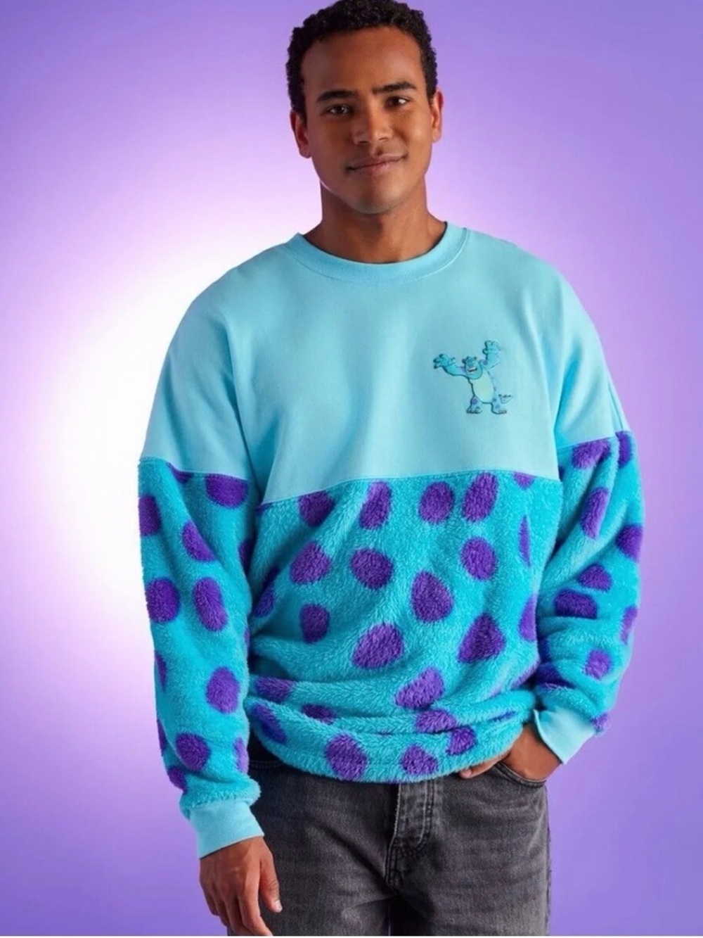 Disney Spirit Jersey for Adults - Sulley - Monsters Inc Size Small